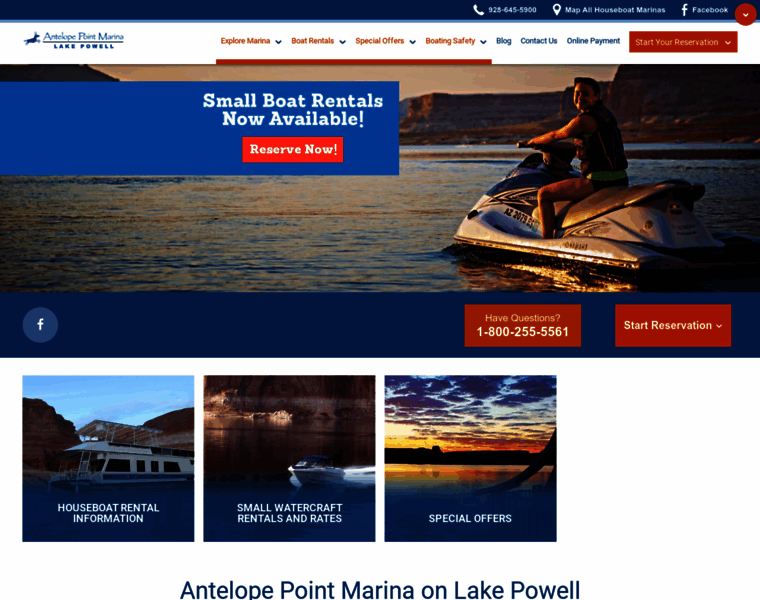 Lakepowellhouseboating.com thumbnail