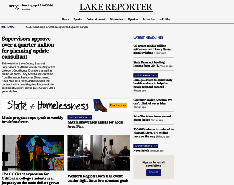 Lakereporter.us thumbnail