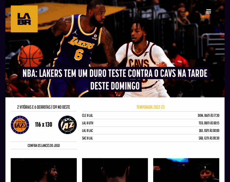 Lakersbrasil.com thumbnail
