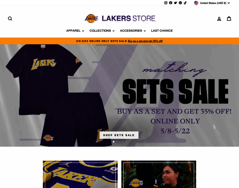 Lakersstore.com thumbnail