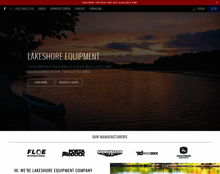 Lakeshoreequipment.com thumbnail