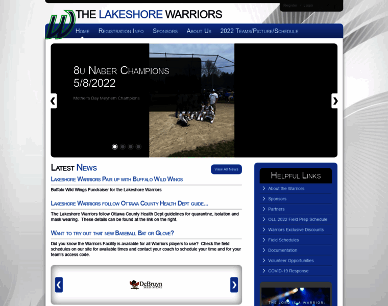 Lakeshorewarriors.com thumbnail