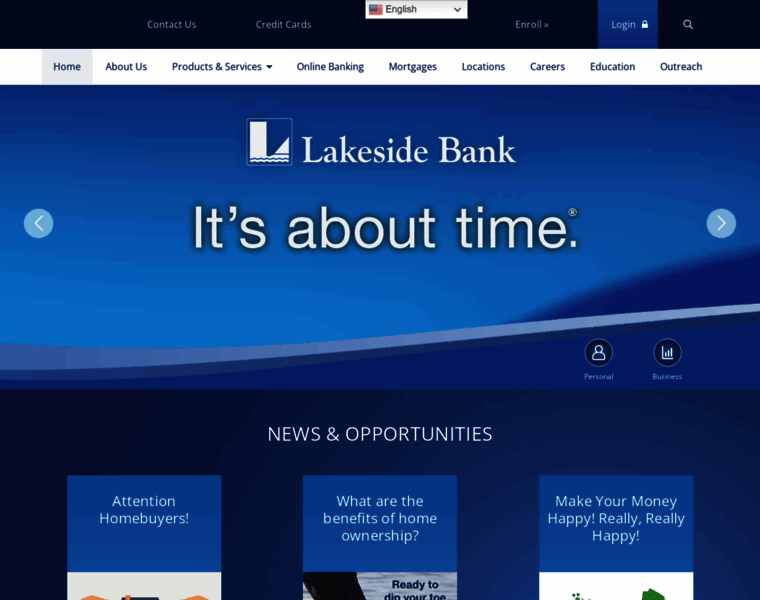 Lakesidebank.com thumbnail