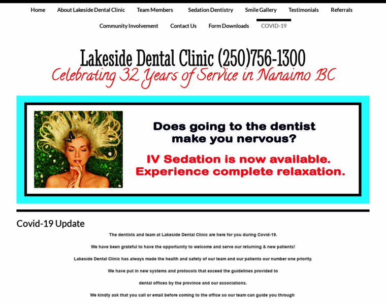 Lakesidedentalclinic.ca thumbnail