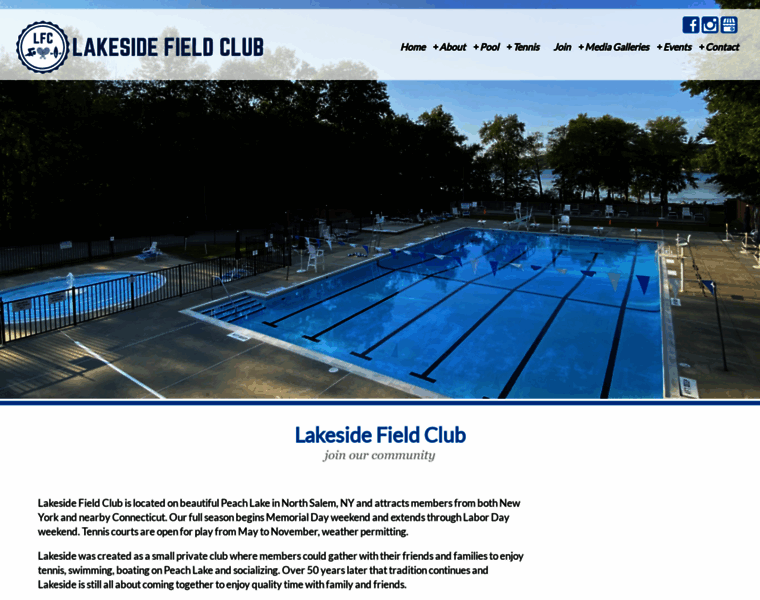Lakesidefieldclub.com thumbnail