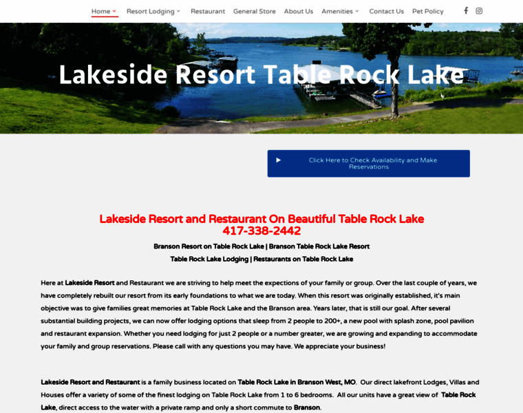 Lakesideresort.com thumbnail