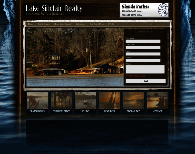 Lakesinclairwaterfront.com thumbnail