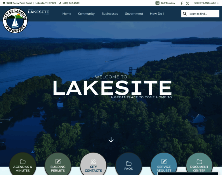 Lakesitetn.gov thumbnail