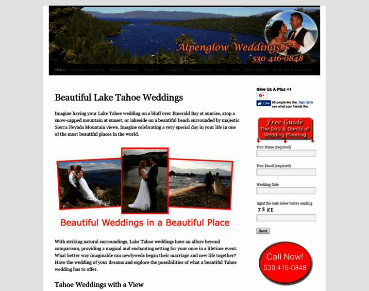 Laketahoeweddinginfo.com thumbnail