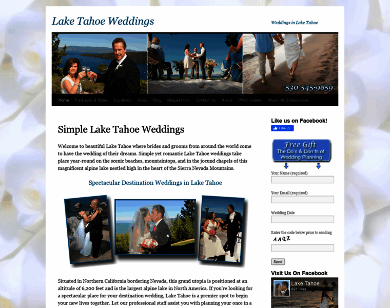 Laketahoeweddings.net thumbnail