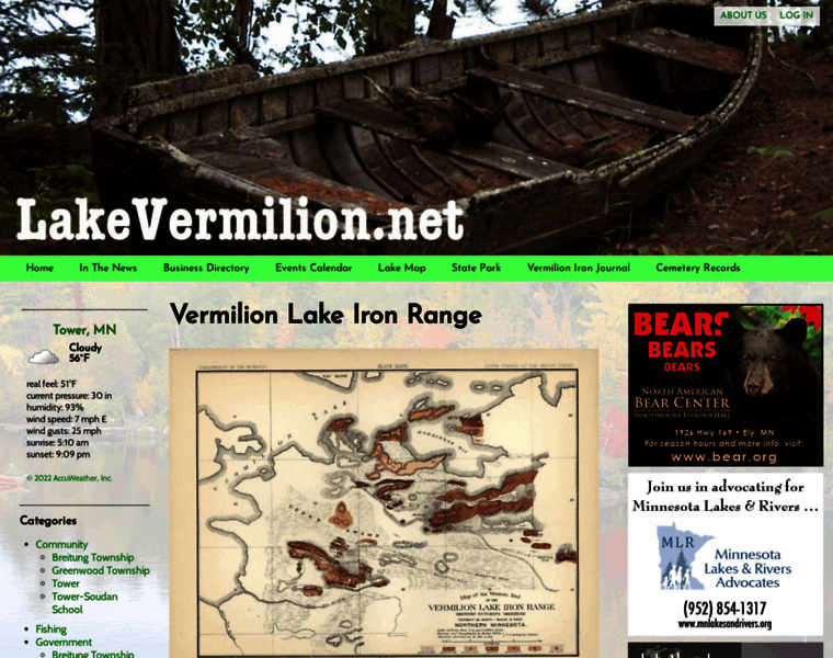 Lakevermilion.net thumbnail