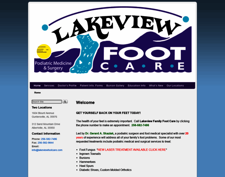 Lakeviewfootcare.com thumbnail