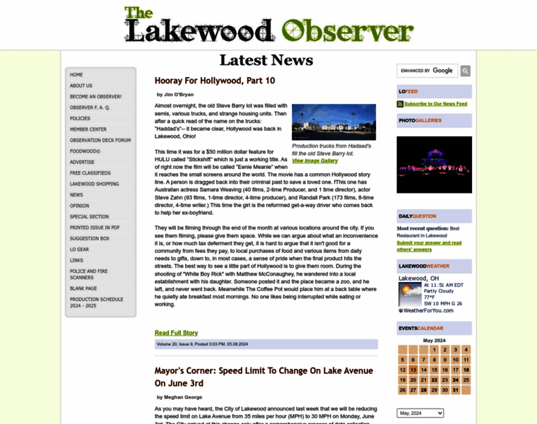 Lakewoodobserver.com thumbnail