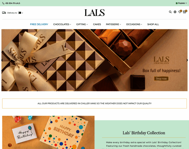 Lalschocolates.com thumbnail