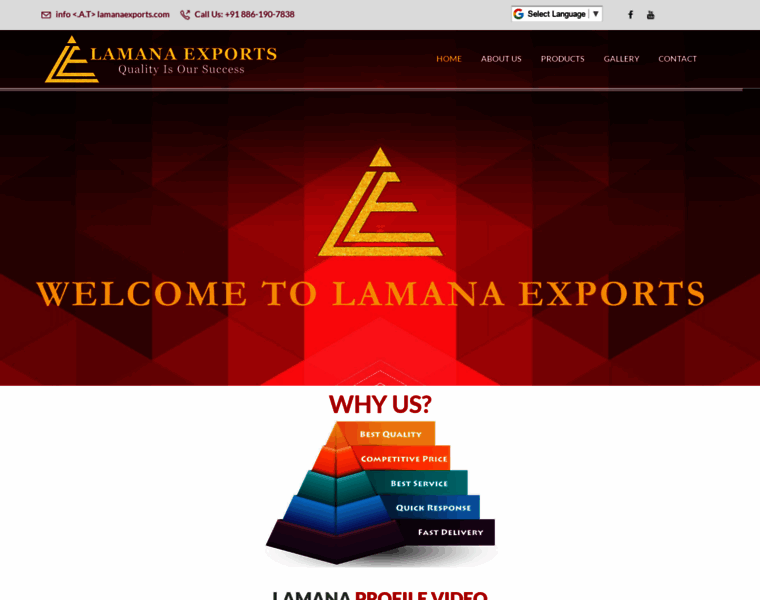 Lamanaexports.com thumbnail