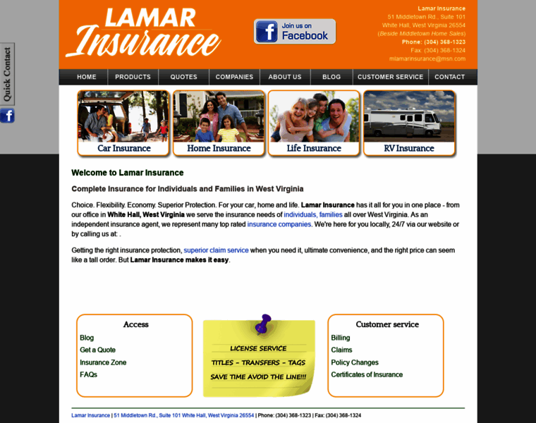 Lamarinsurance.net thumbnail