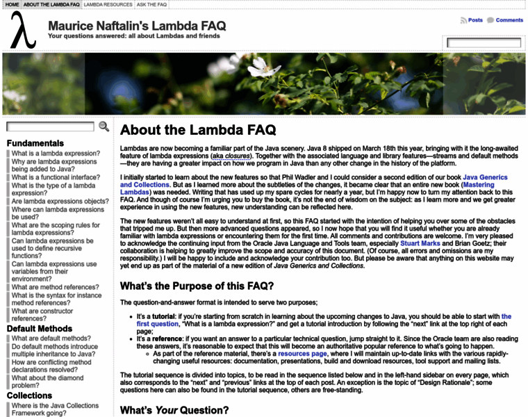 Lambdafaq.org thumbnail
