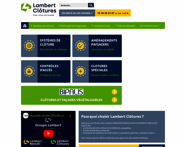 Lambert-clotures.com thumbnail