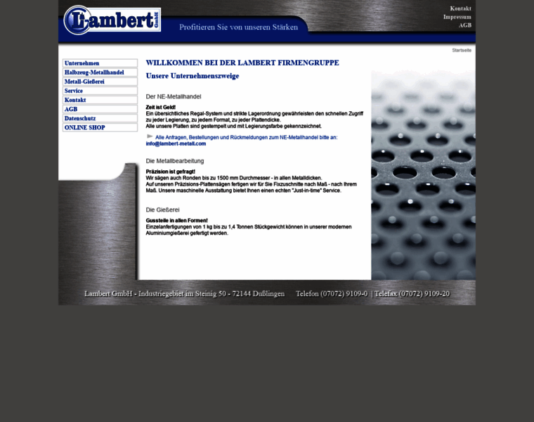 Lambert-metall.com thumbnail