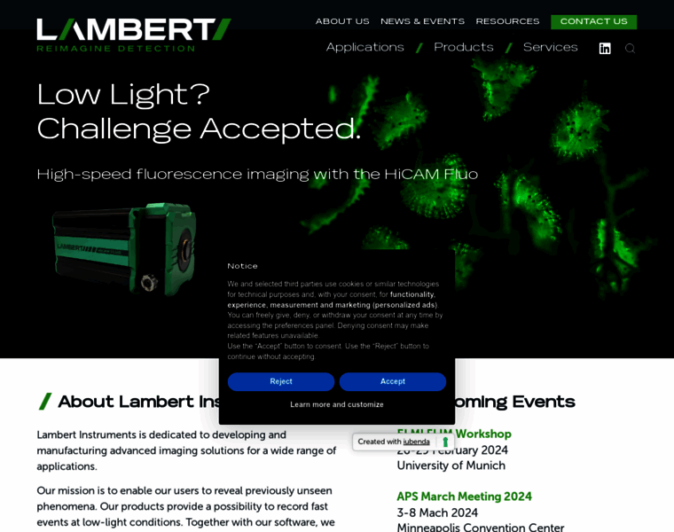 Lambertinstruments.com thumbnail