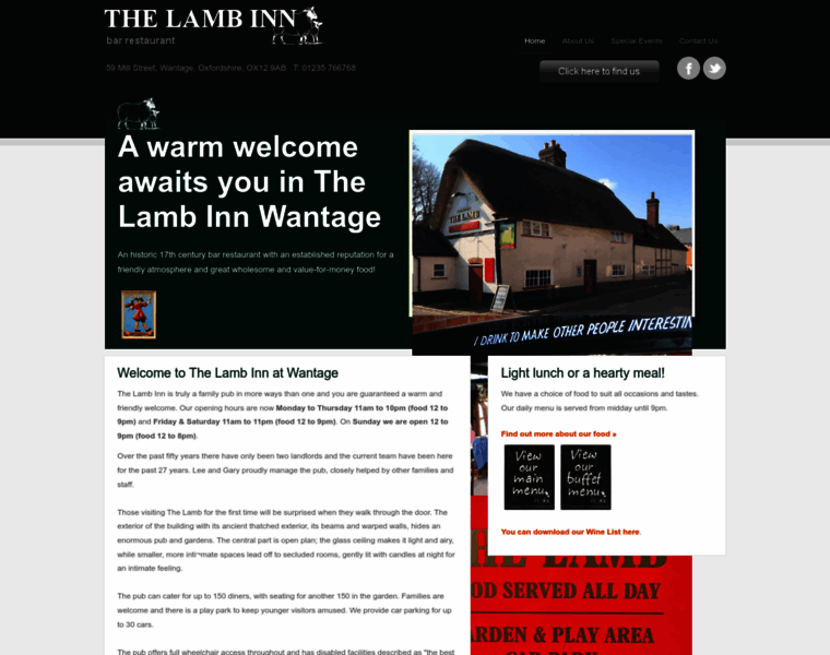 Lambinnwantage.co.uk thumbnail