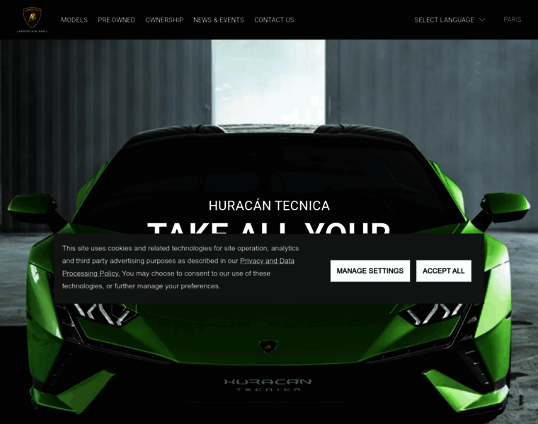 Lamborghini-paris.com thumbnail