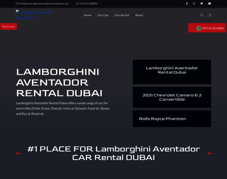 Lamborghiniaventadorrentaldubai.com thumbnail