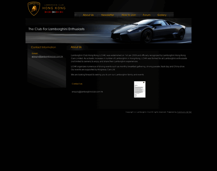 Lamborghiniclub.com.hk thumbnail