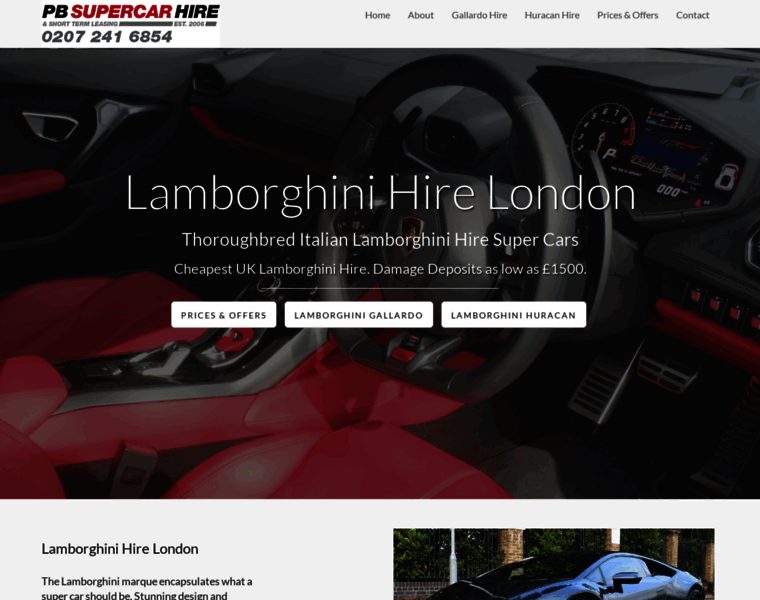 Lamborghinihire.org.uk thumbnail