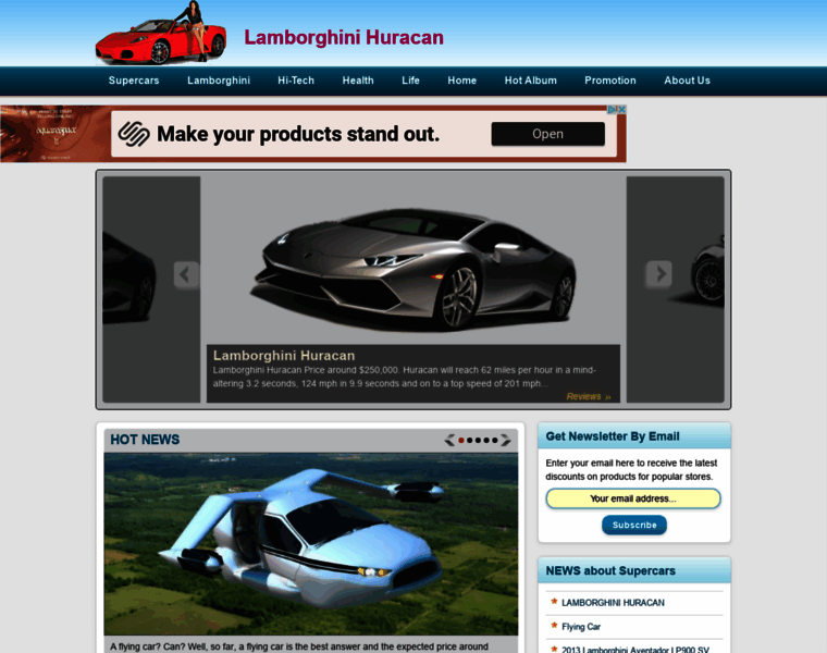 Lamborghinihuracan.com thumbnail