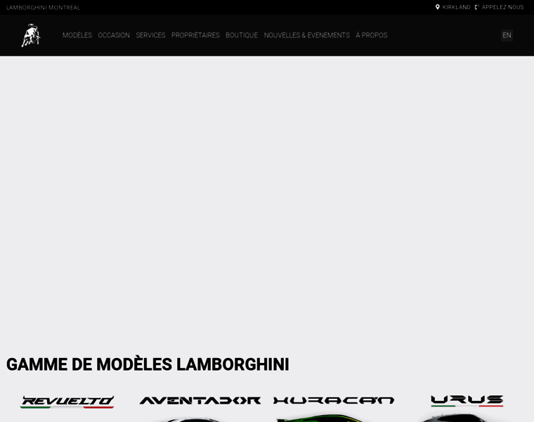 Lamborghinimontreal.com thumbnail