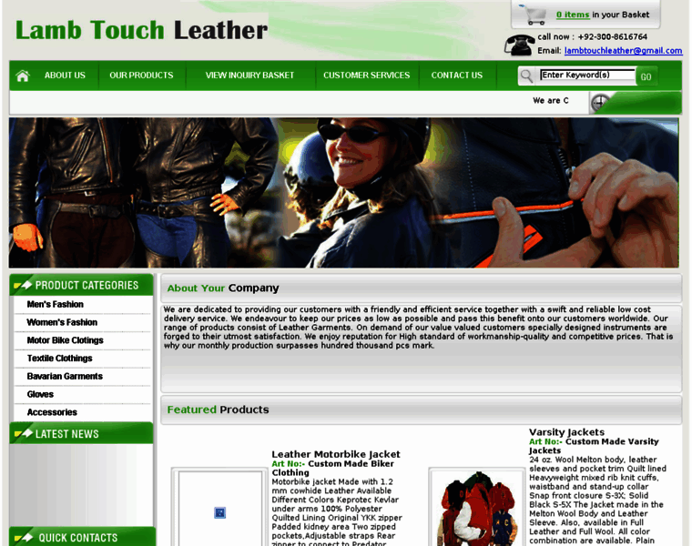 Lambtouchleather.com thumbnail