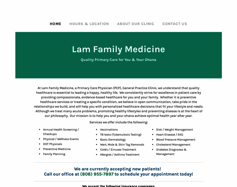 Lamfamilymedicine.com thumbnail