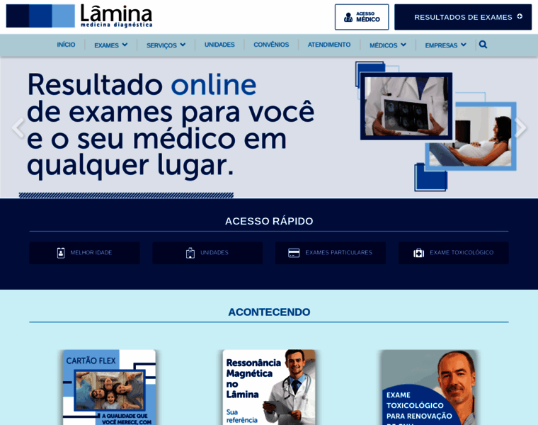 Laminadiagnosticos.com.br thumbnail