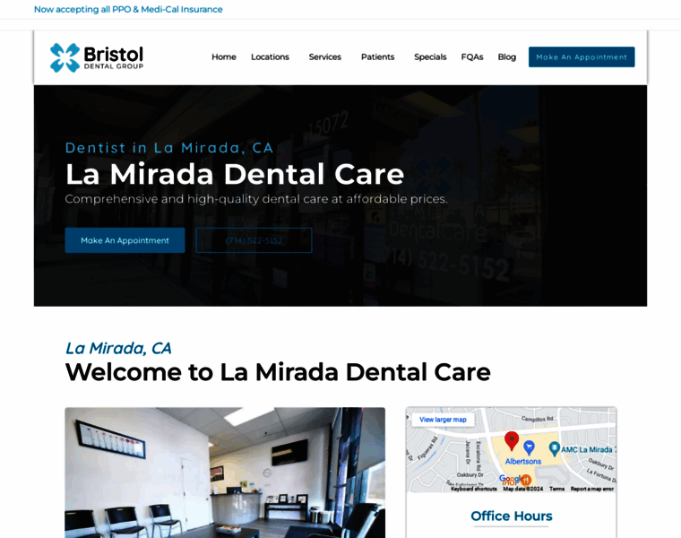 Lamirada-dentalcare.com thumbnail