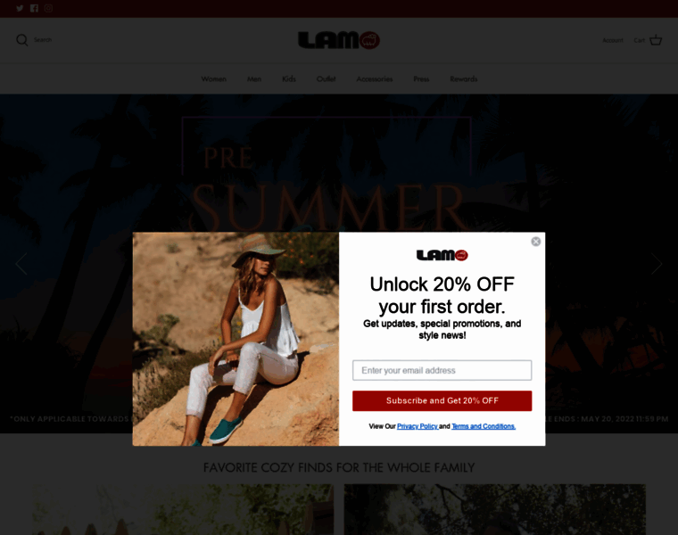 Lamofootwear.com thumbnail