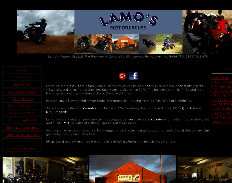 Lamosmotorcycles.co.uk thumbnail