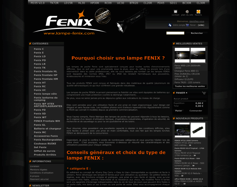 Lampe-fenix.com thumbnail