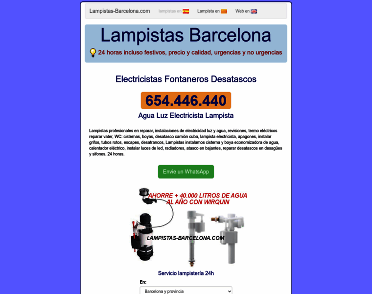 Lampistas-barcelona.com thumbnail