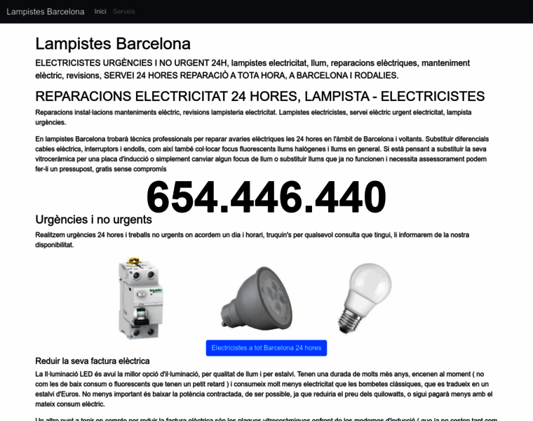 Lampistes-barcelona.com thumbnail