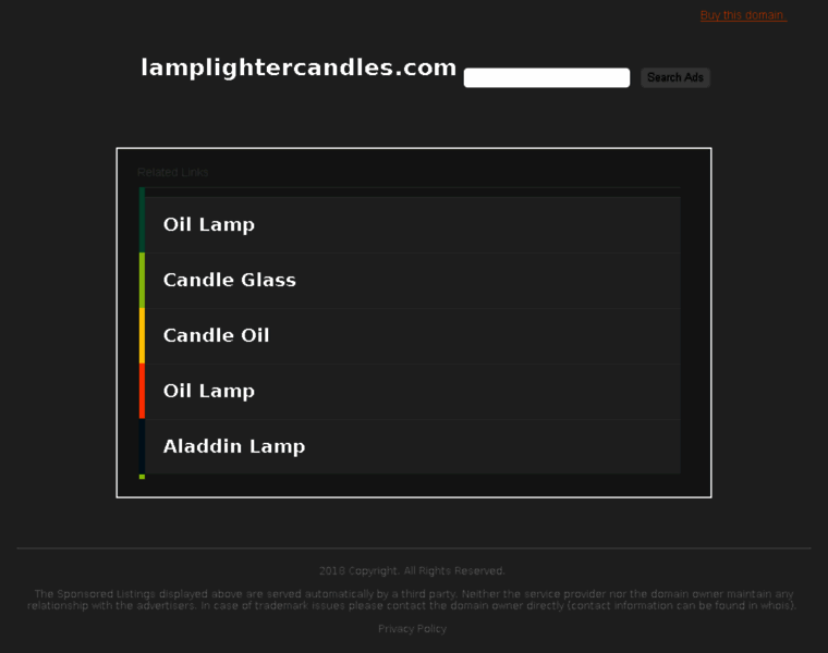 Lamplightercandles.com thumbnail