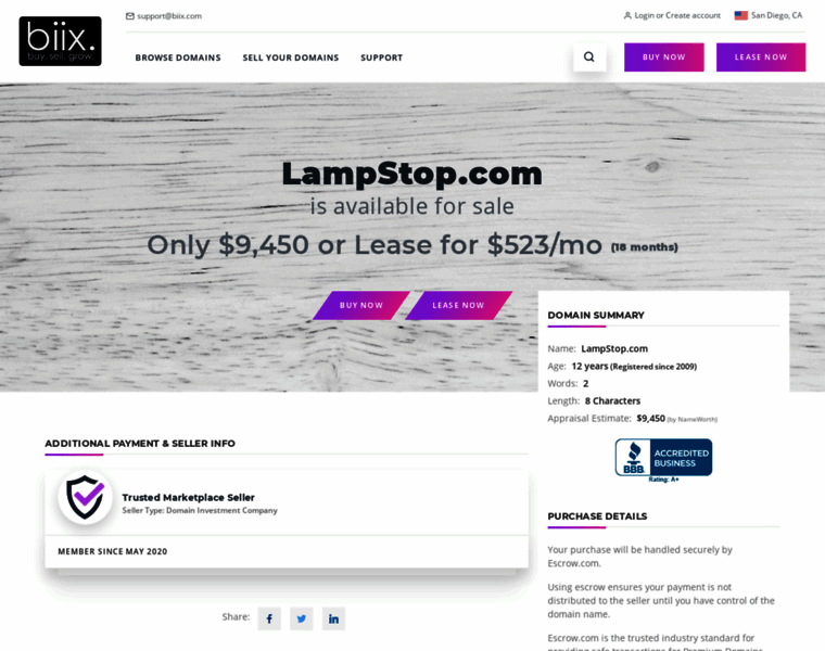 Lampstop.com thumbnail