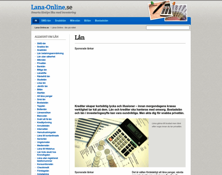 Lana-online.se thumbnail
