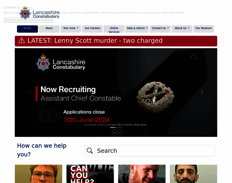 Lancashire.police.uk thumbnail