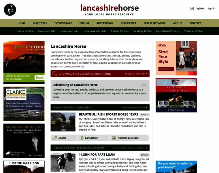 Lancashirehorse.co.uk thumbnail