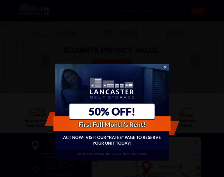 Lancaster-selfstorage.com thumbnail