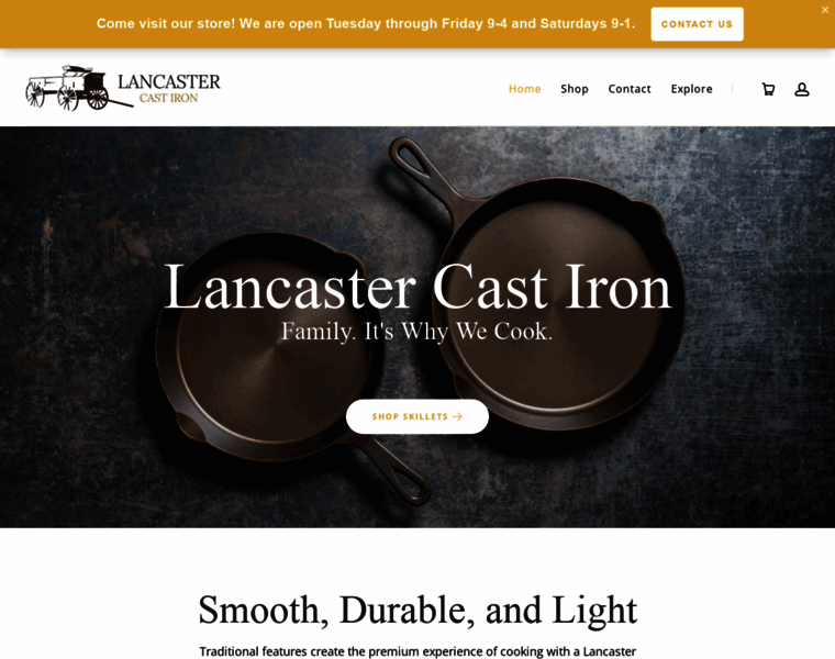 Lancastercastiron.com thumbnail