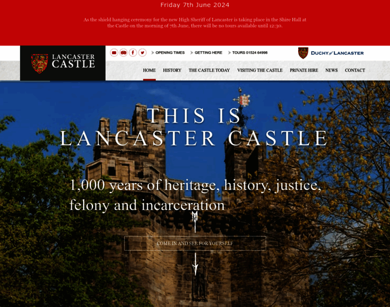 Lancastercastle.com thumbnail