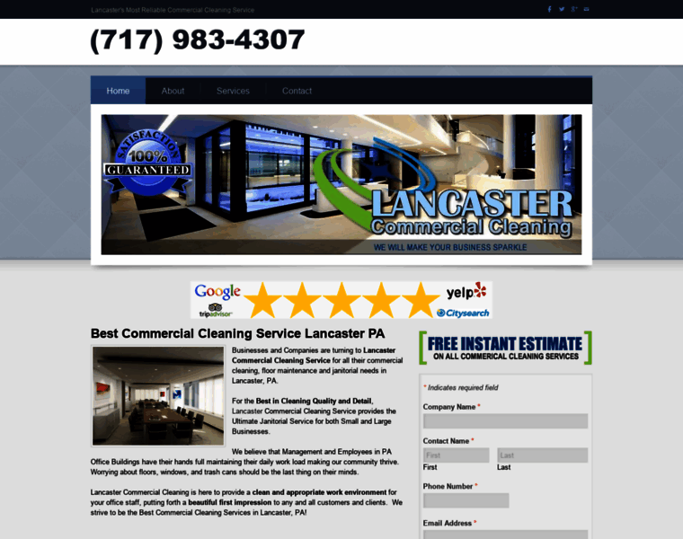 Lancastercommercialcleaningservice.com thumbnail