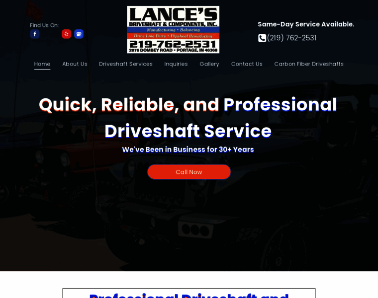 Lancesdriveshaft.com thumbnail